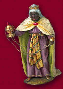 König schwarz, stehend