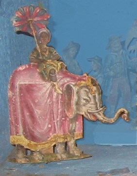 Elefant und Reiter