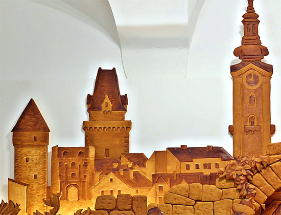 Freistadt, Panorama aus Lebkuchen