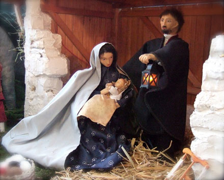 Heilige Familie (bekleidete Figuren)